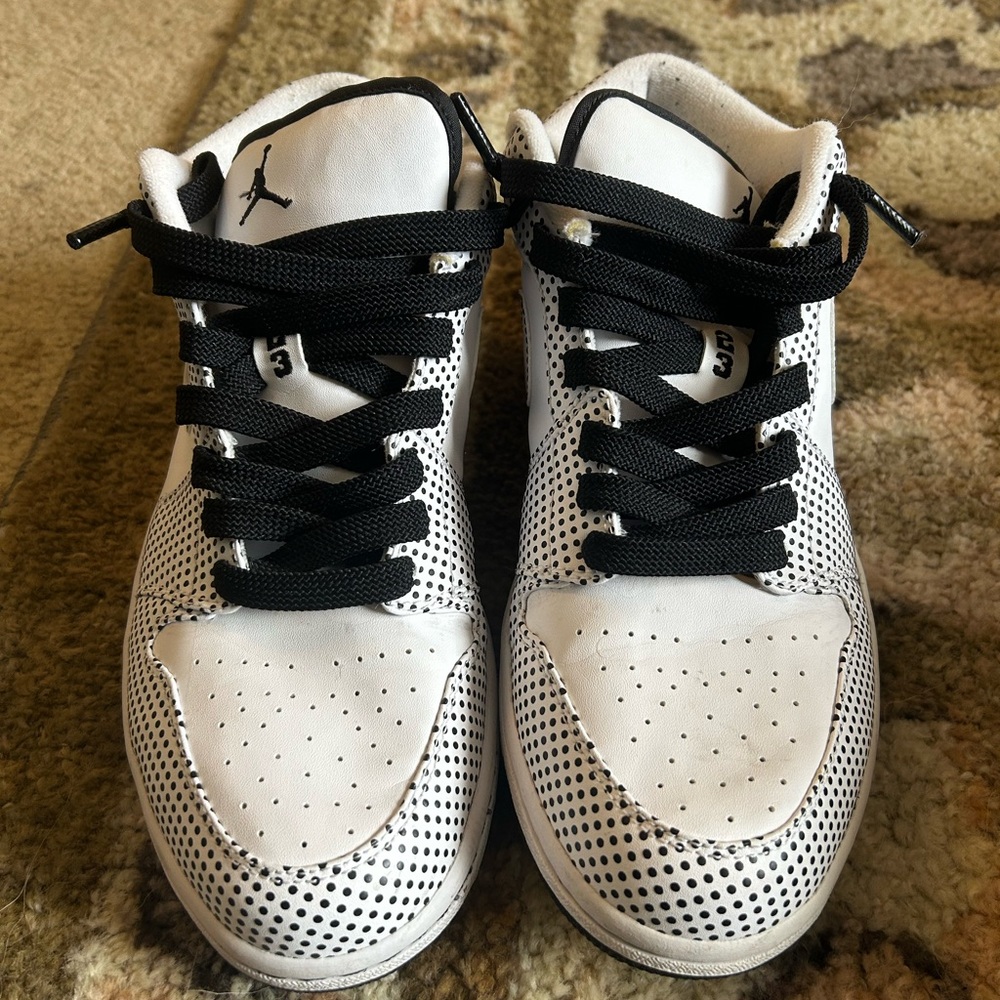 Men’s Air Jordan 1 Low Phat polka dot black